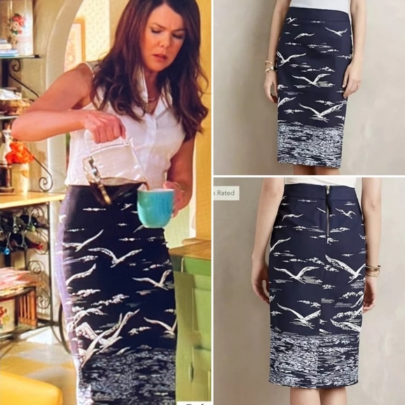 Anthropologie Dresses & Skirts - Maeve Shorebird Pencil Skirt